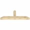 Ekena Millwork Portland Rough Sawn Timber Gable Bracket, Douglas Fir, 72"W x 27"H x 6"D x 6"F, 9/12 Pitch GBW072X27X0606POR00RDF - alternate 4
